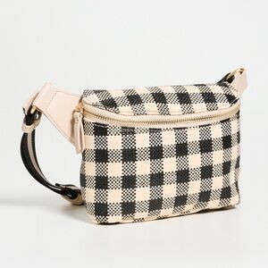 L*Space Danny Fanny pack/bag checkered black and cream